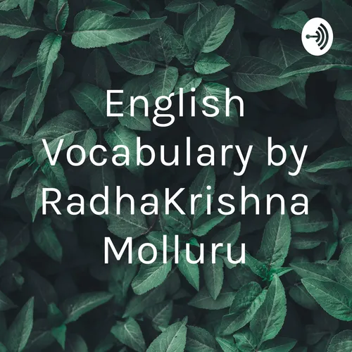 English Vocabulary by RadhaKrishna Molluru