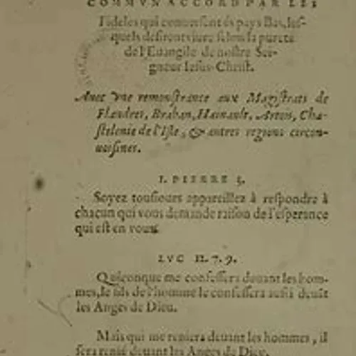 Belgic Confession