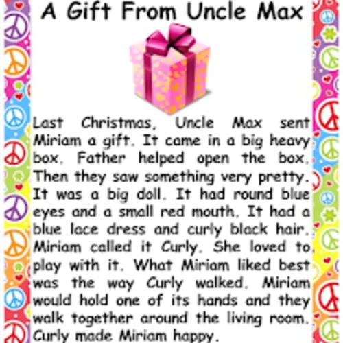 A Gift from Uncle Max