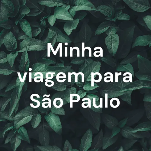 Minha viagem para São Paulo