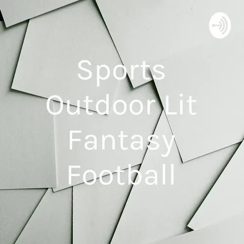 Sports Outdoor Lit Fantasy Football