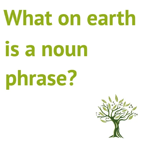 What on earth is a noun phrase?